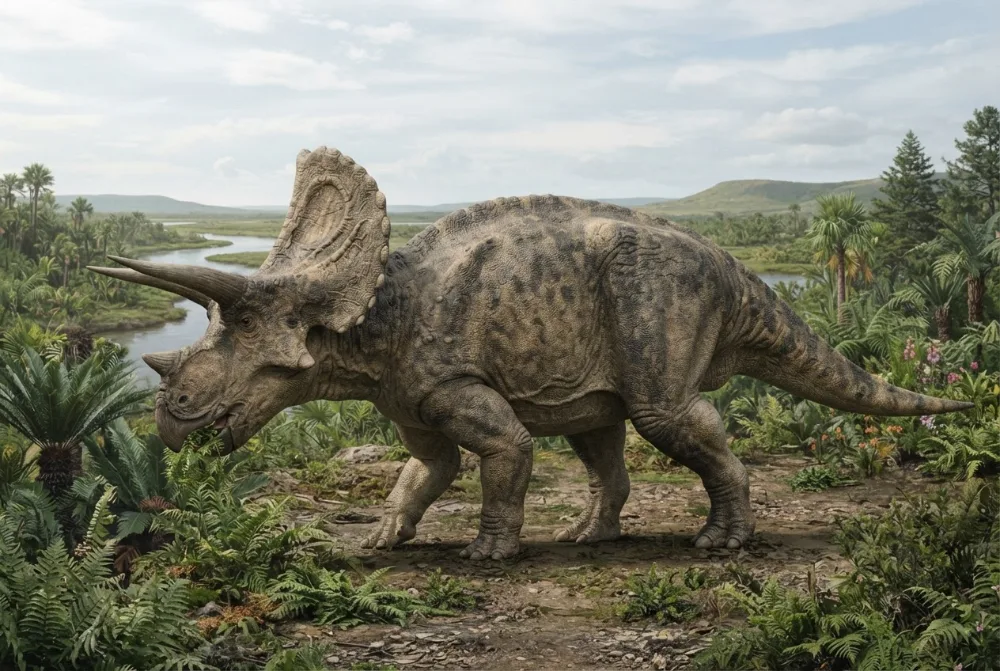 AI-made picture of Bravoceratops
