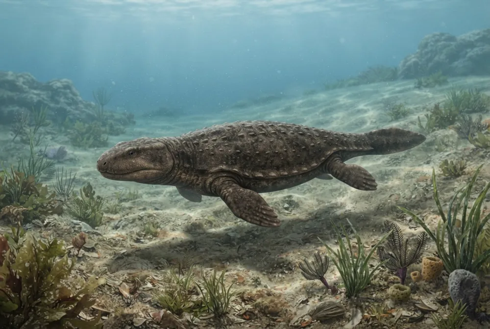 AI-made picture of Brevicaudosaurus