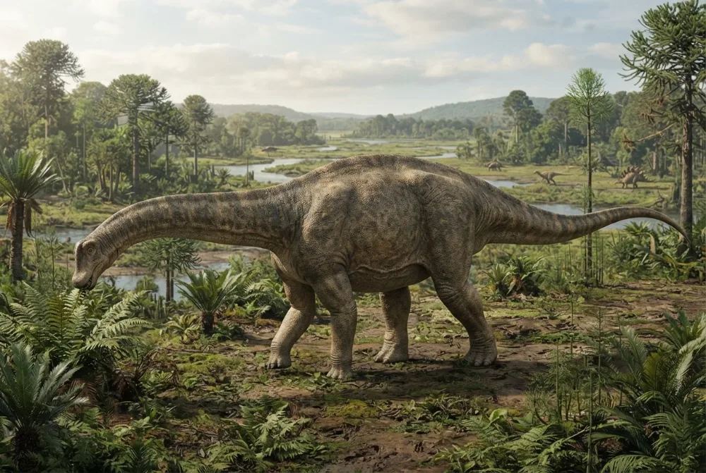 Brontosaurus, tehisaru joonistatud