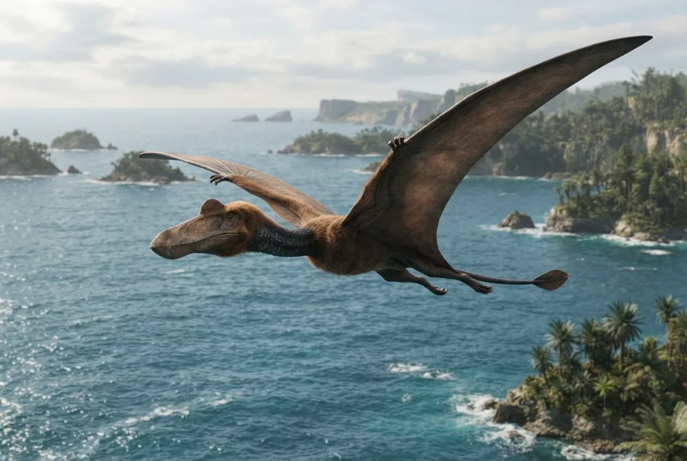 AI-made picture of Cacibupteryx