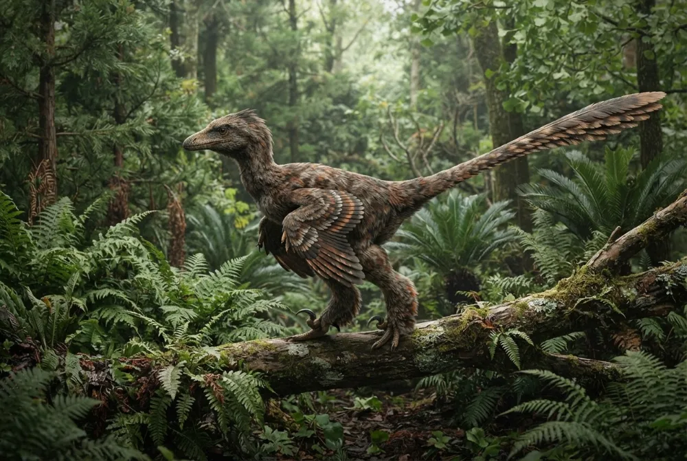 AI-made picture of Changyuraptor
