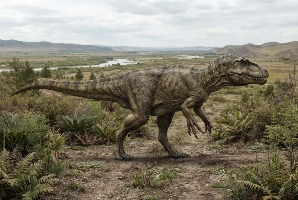 Chilantaisaurus, tehisaru joonistatud
