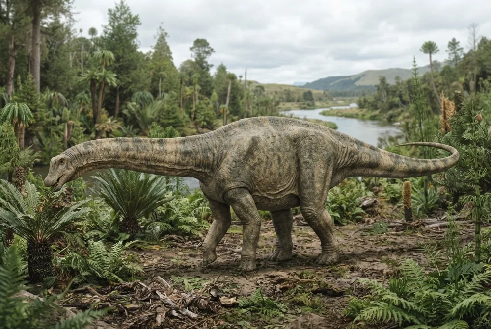 AI-made picture of Chinshakiangosaurus