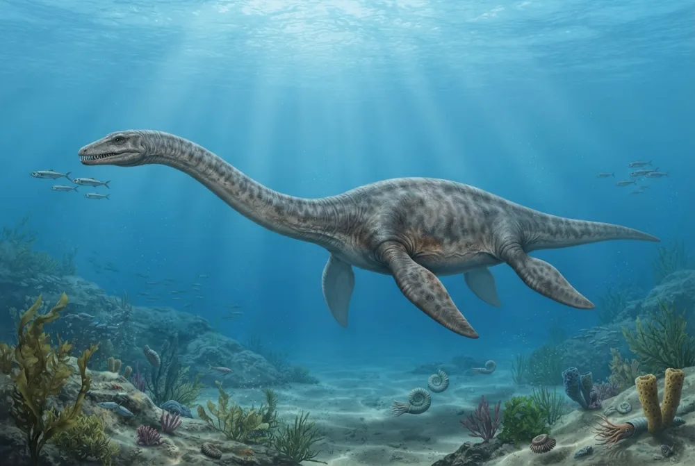 AI-made picture of Cimoliasaurus