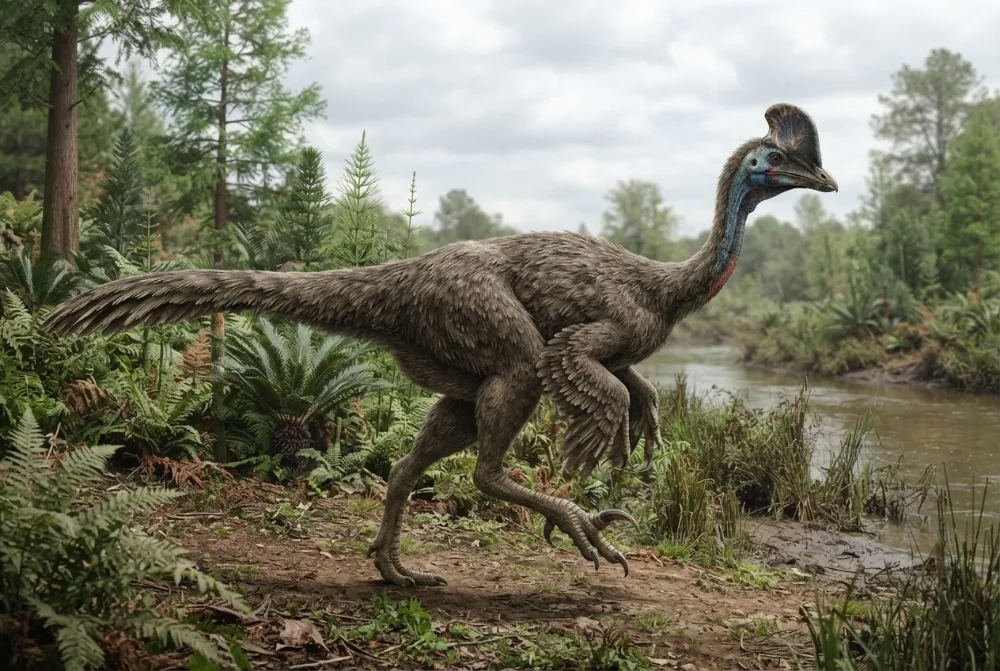 AI-made picture of Corythoraptor