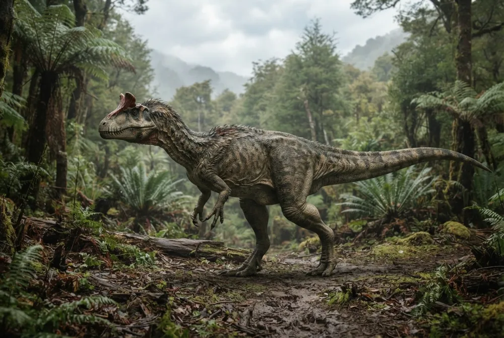 AI-made picture of Cryolophosaurus