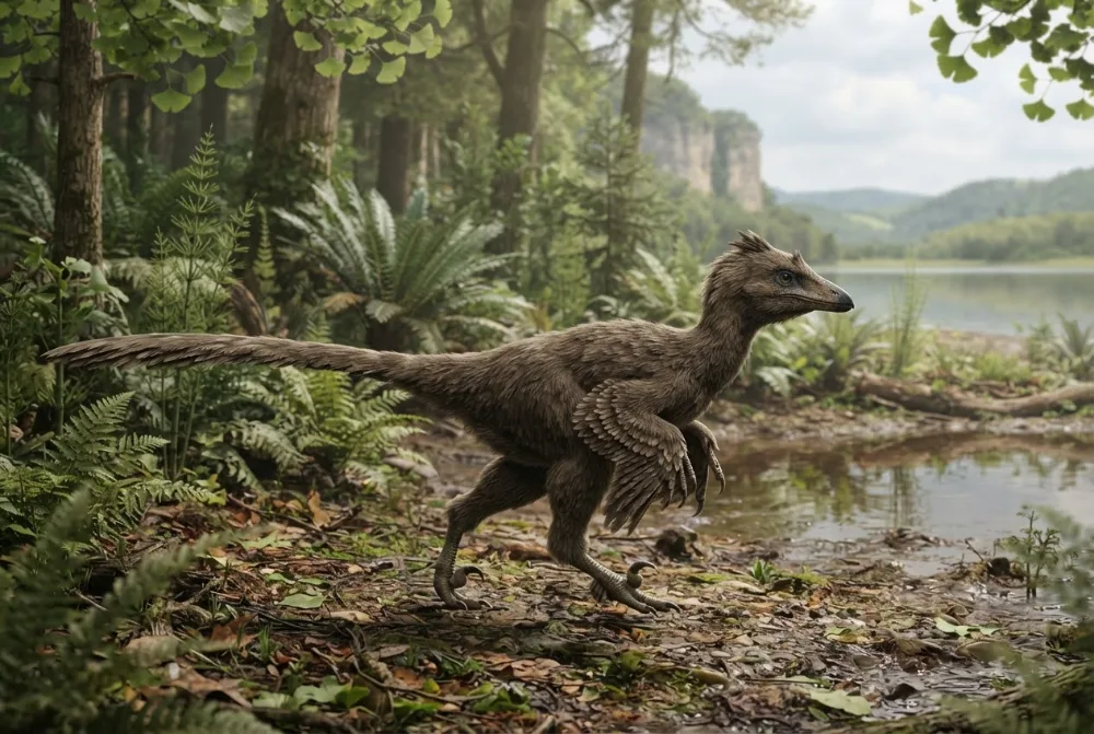 AI-made picture of Dalianraptor