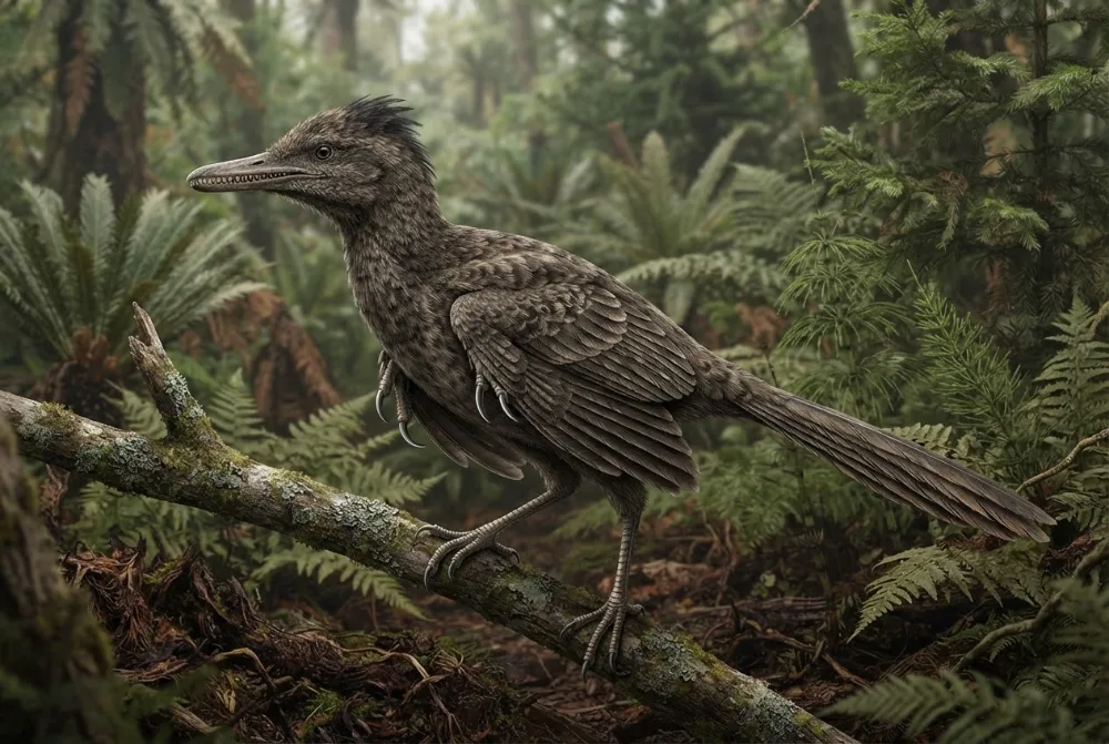 Dalingheornis, tehisaru joonistatud