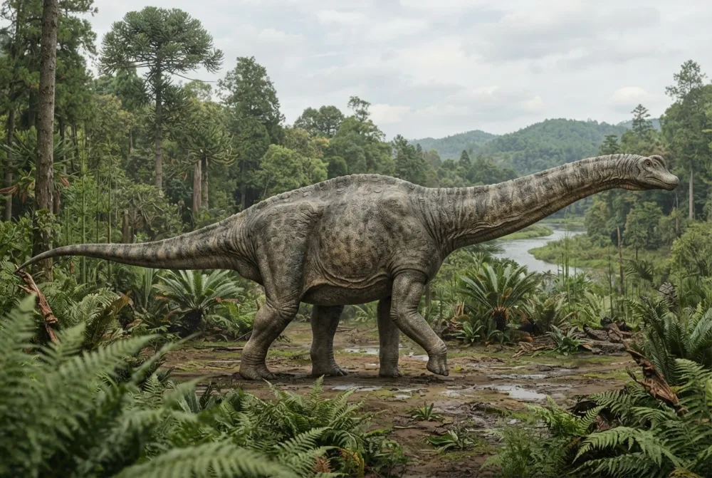 AI-made picture of Dashanpusaurus