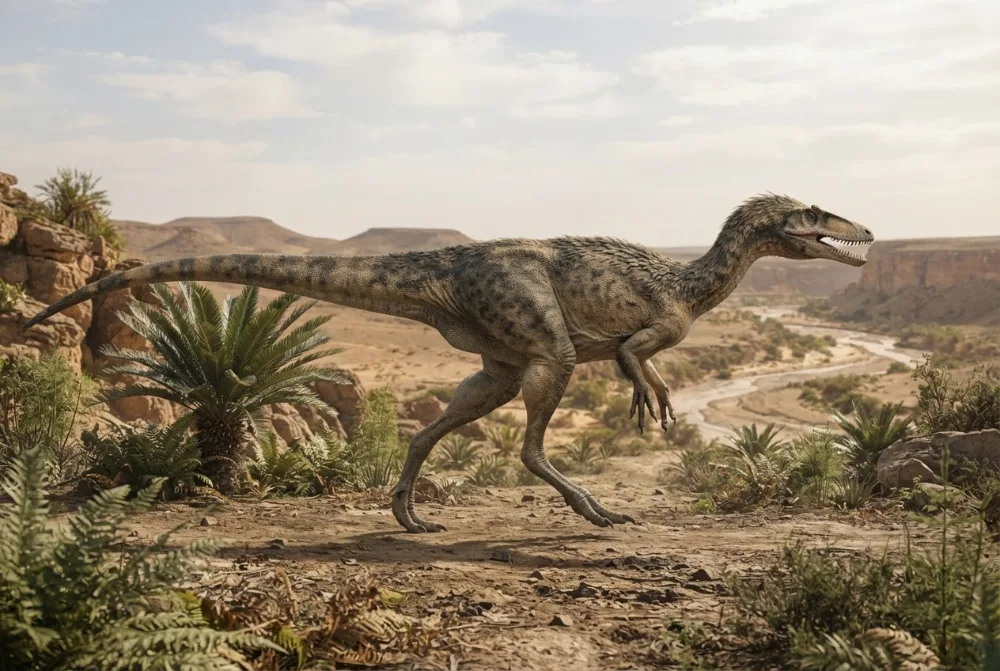 AI-made picture of Deltadromeus