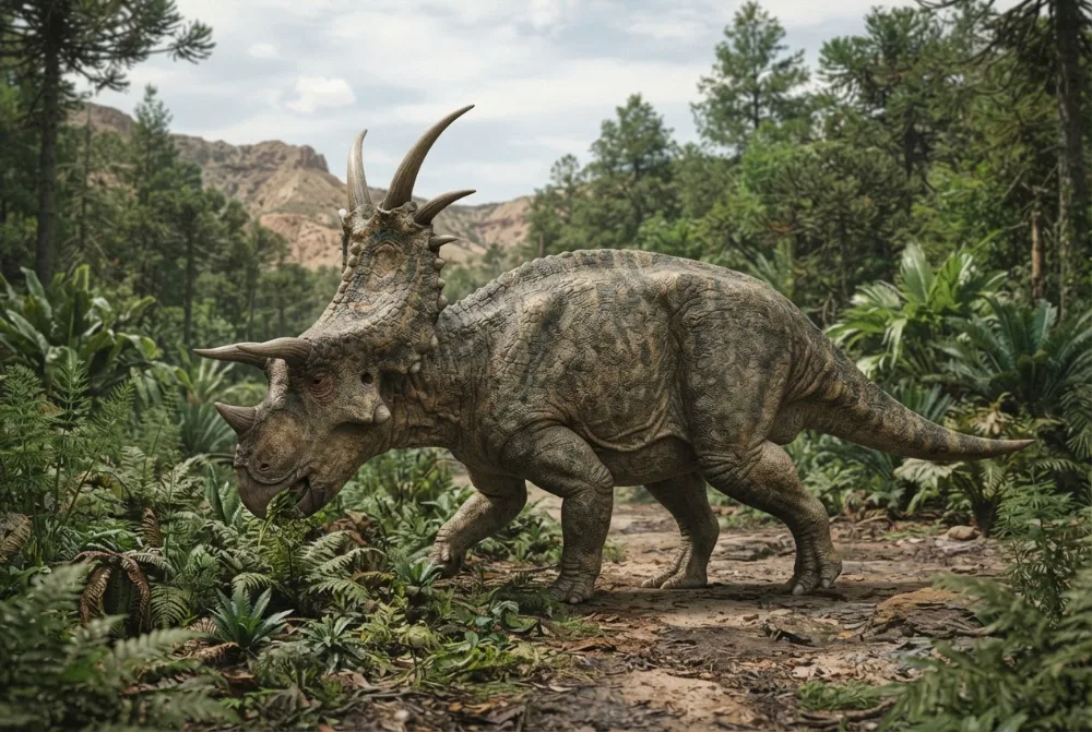 AI-made picture of Diabloceratops