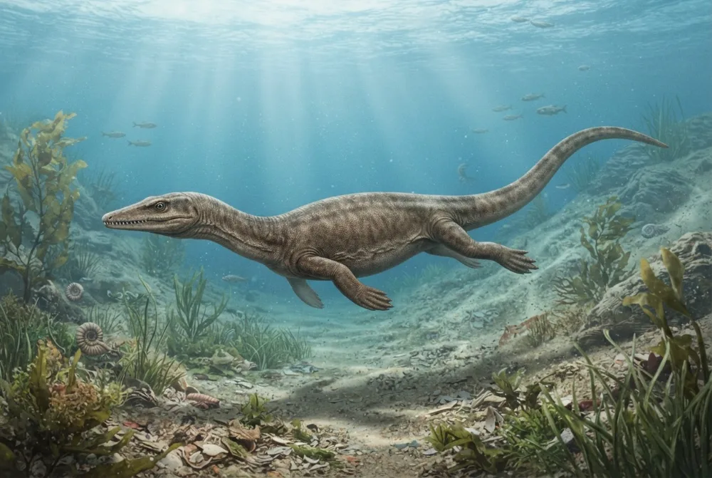 AI-made picture of Dianopachysaurus