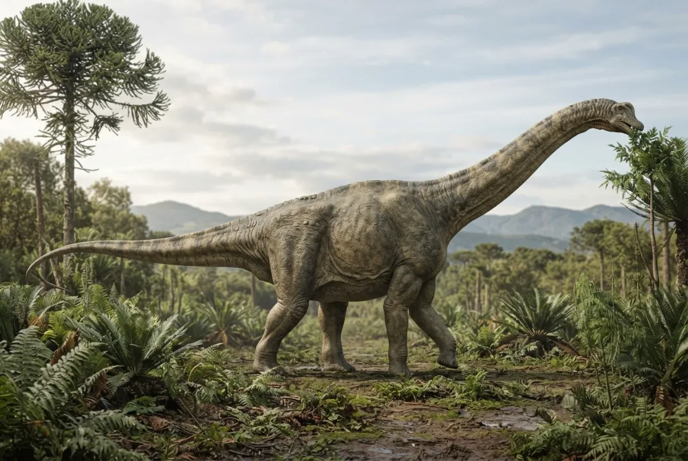 Dinheirosaurus, tehisaru joonistatud