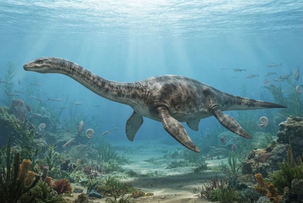 AI-made picture of Discosaurus