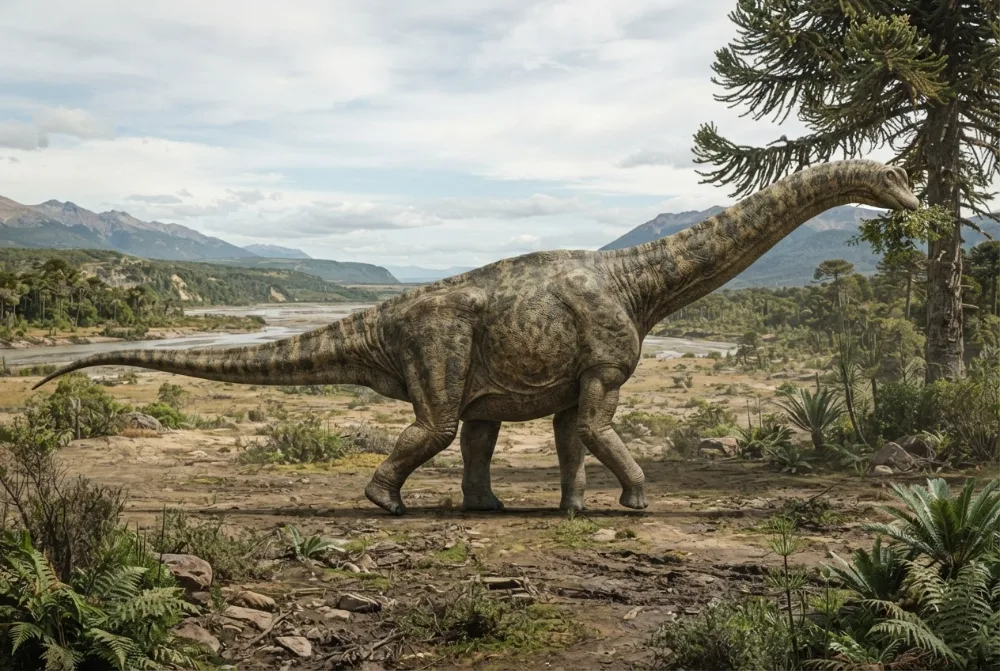 Dreadnoughtus, tehisaru joonistatud