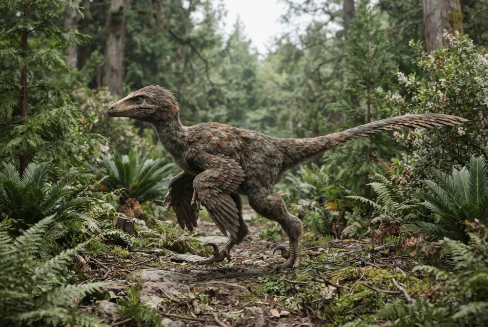 AI-made picture of Dromaeosaurus