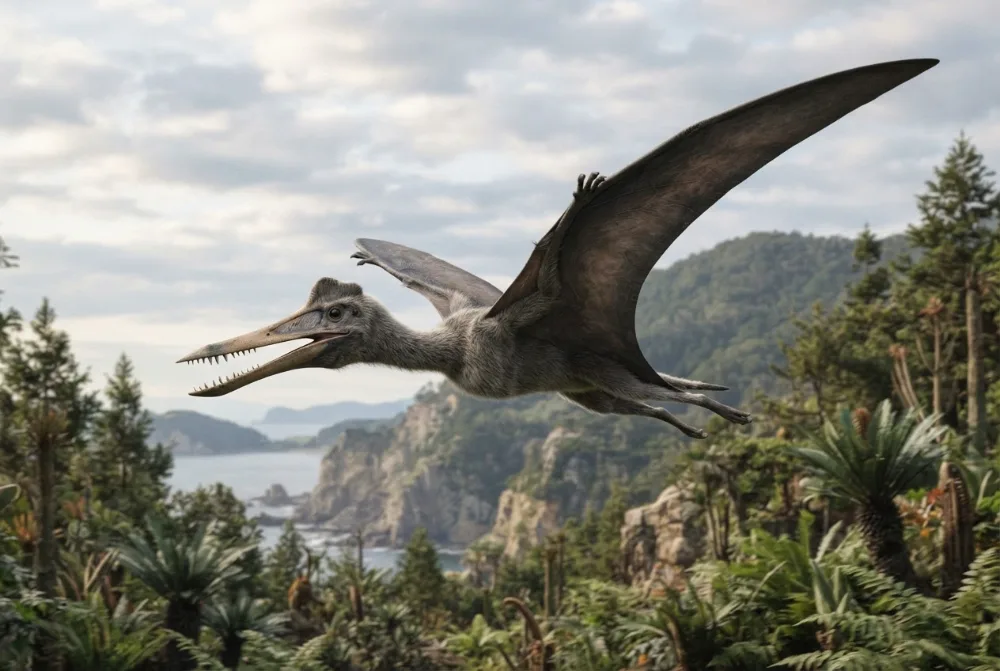 AI-made picture of Dsungaripterus