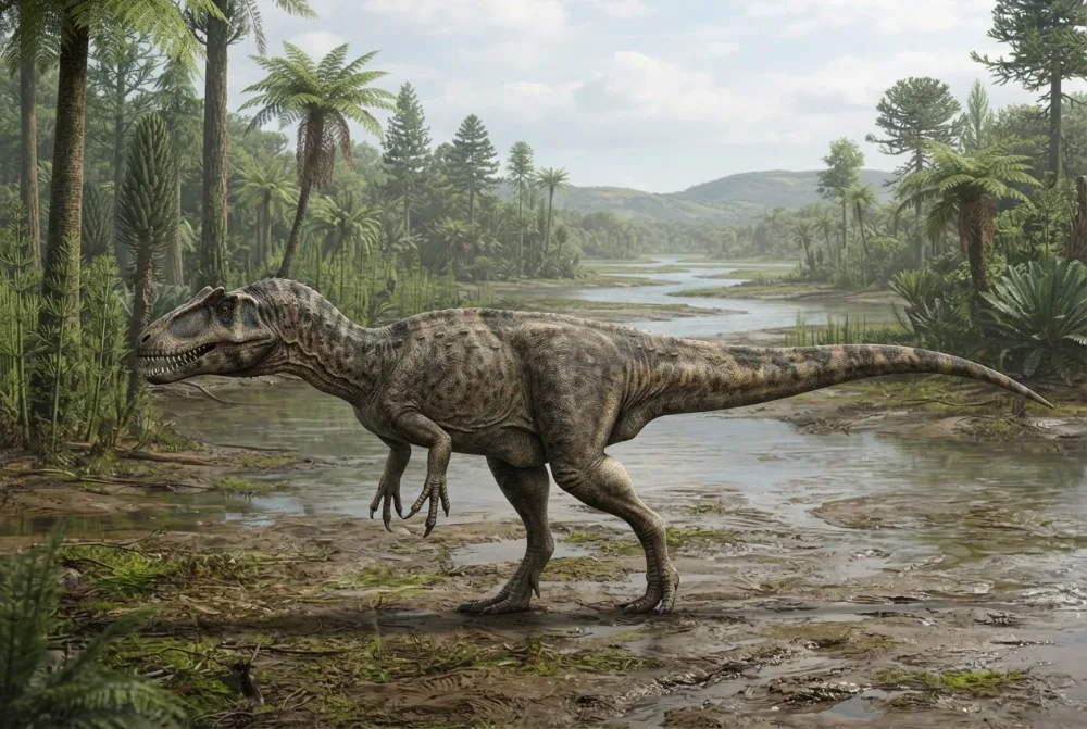 Dubreuillosaurus, tehisaru joonistatud