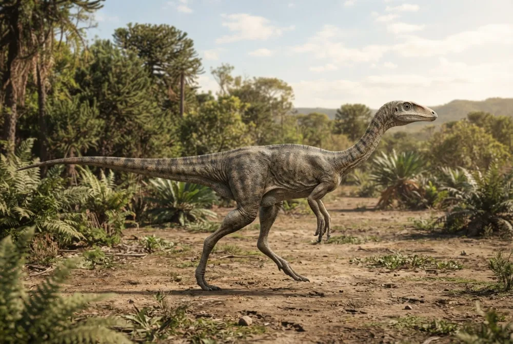 AI-made picture of Elaphrosaurus