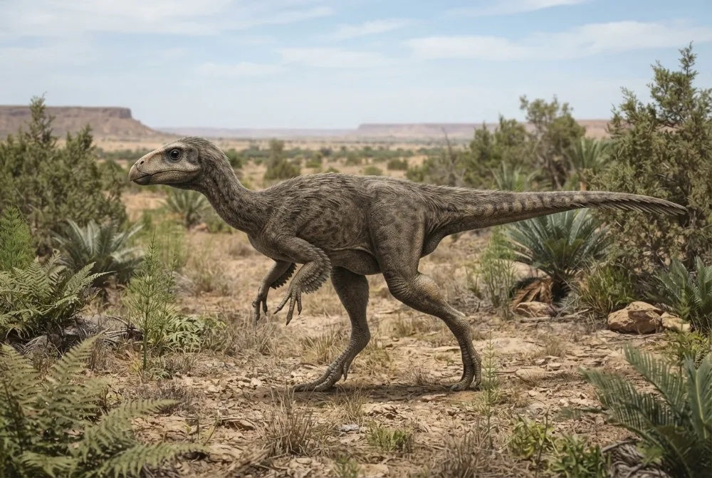AI-made picture of Elrhazosaurus
