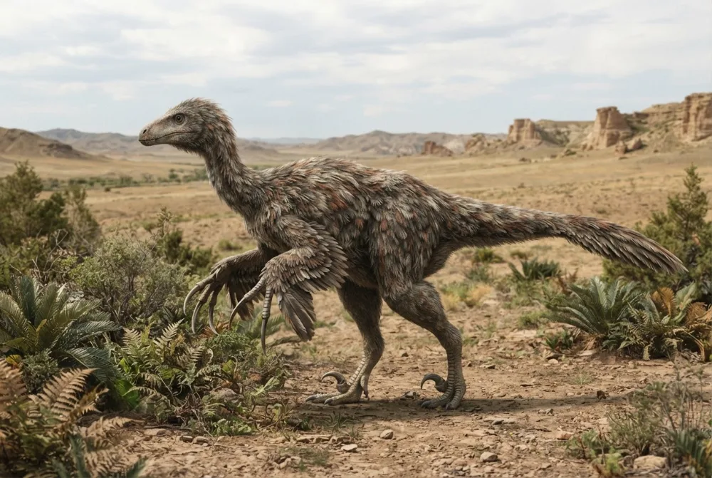 AI-made picture of Enigmosaurus