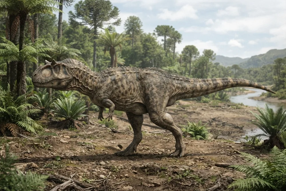 Eoabelisaurus, tehisaru joonistatud