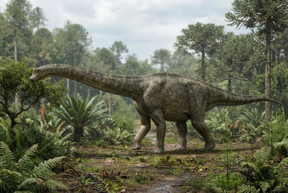 AI-made picture of Eomamenchisaurus