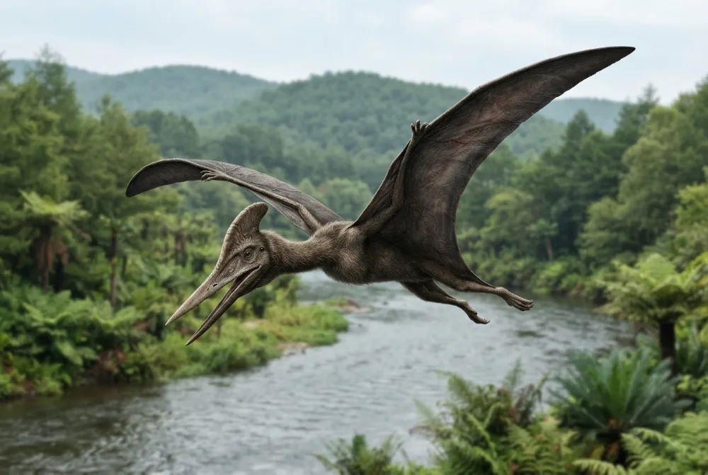AI-made picture of Eopteranodon