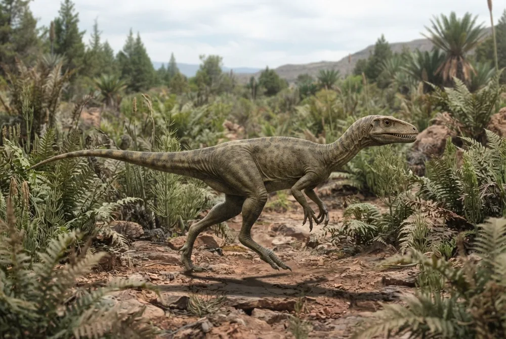 AI-made picture of Eoraptor