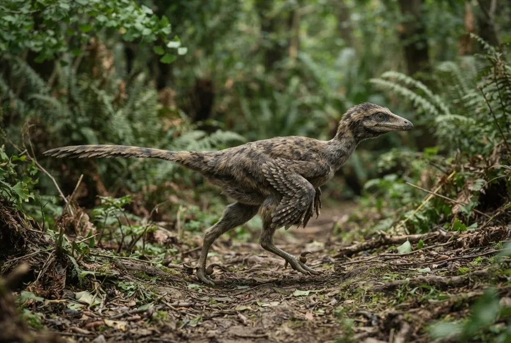 Immagine di Eosinopteryx creata dall'IA