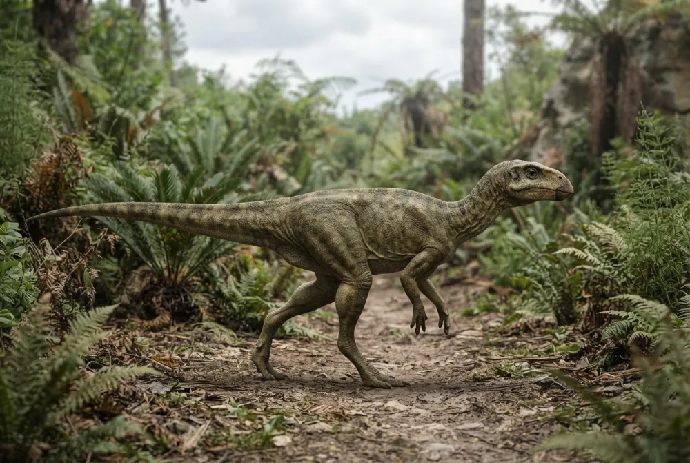 Eousdryosaurus, tehisaru joonistatud