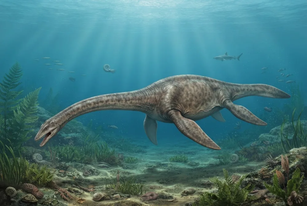 AI-made picture of Eromangasaurus