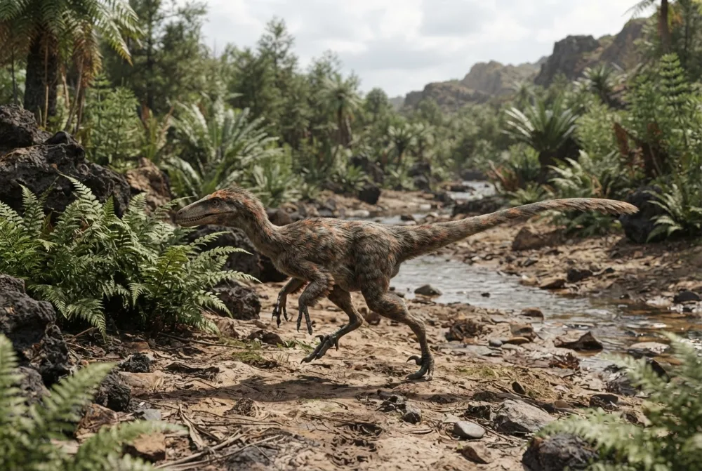 AI-made picture of Erythrovenator