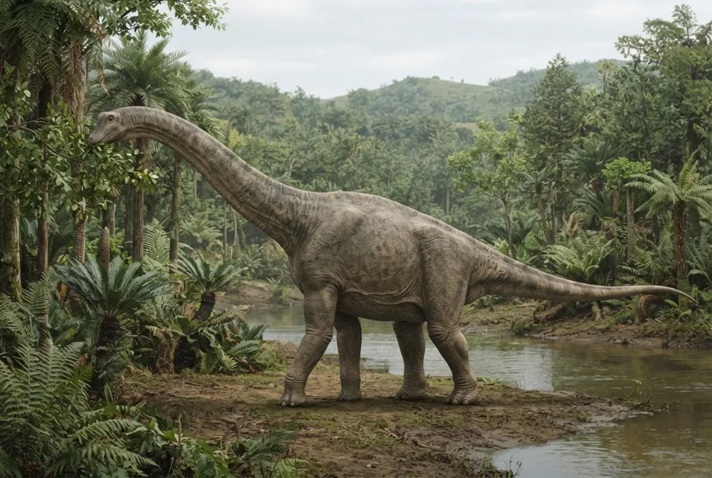 AI-made picture of Euhelopus