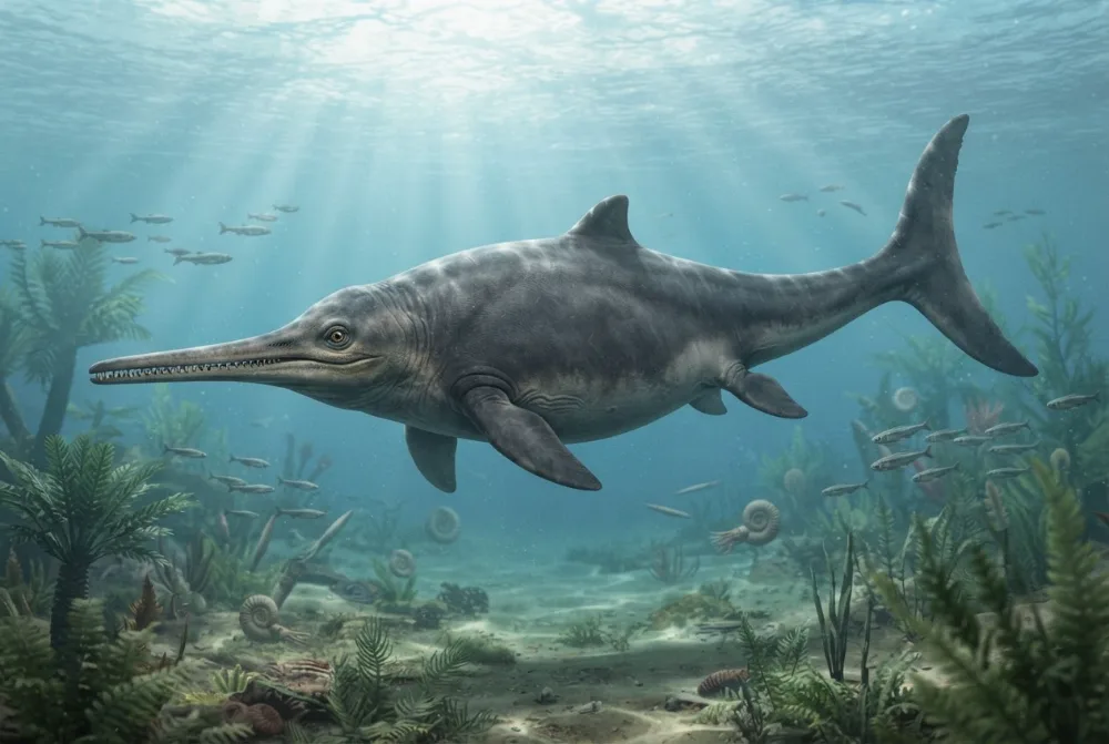 AI-made picture of Eurhinosaurus