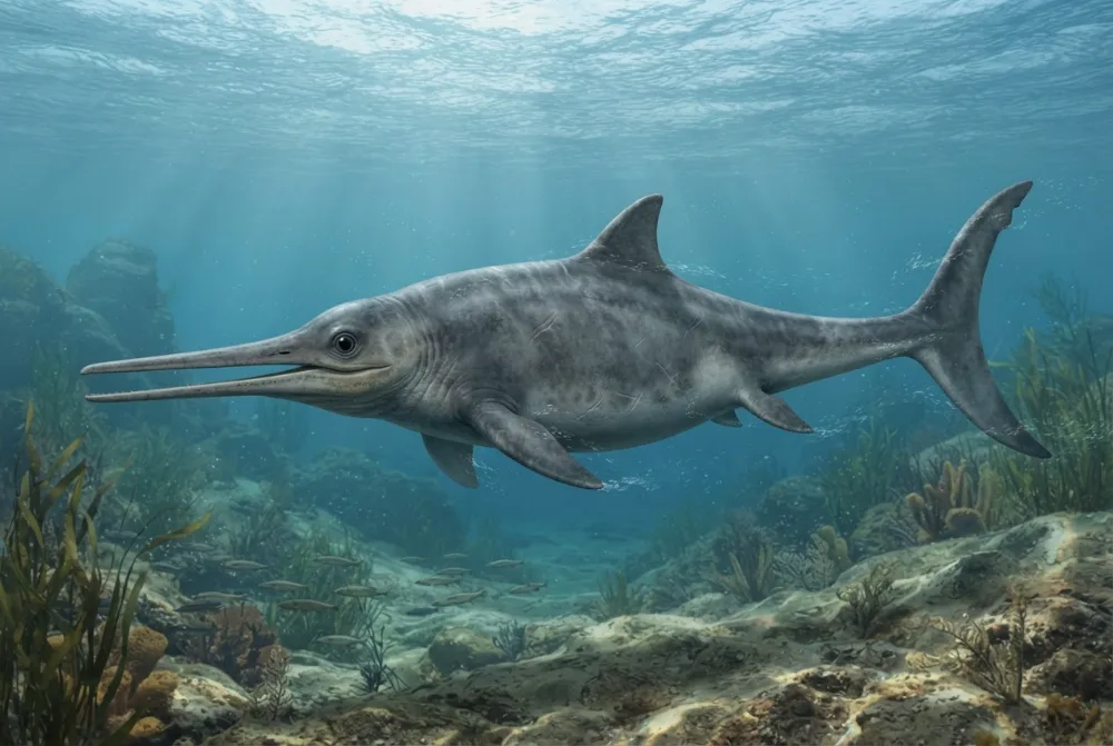 AI-made picture of Excalibosaurus