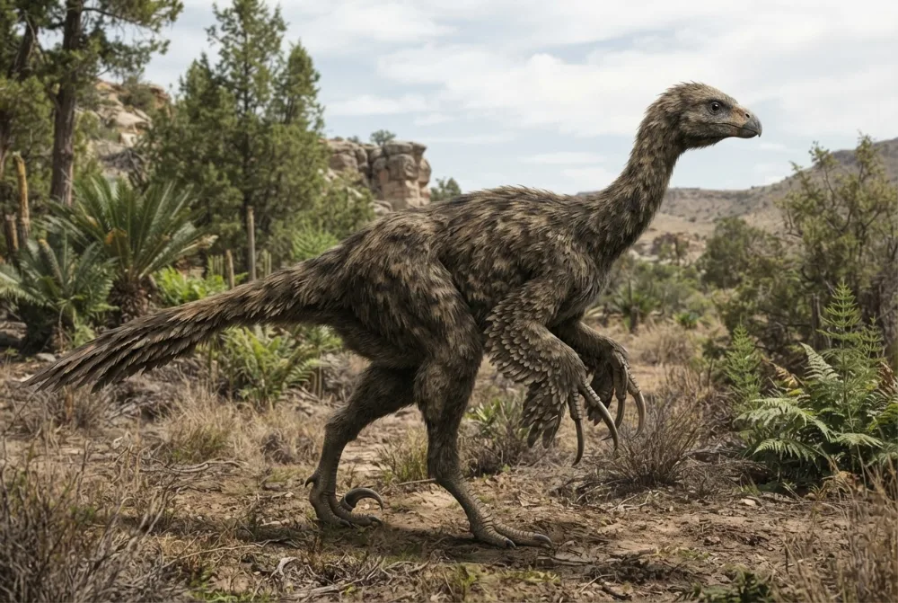 AI-made picture of Falcarius