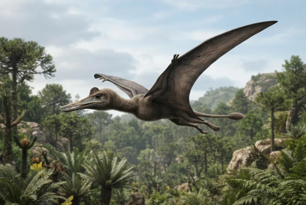 AI-made picture of Fenghuangopterus