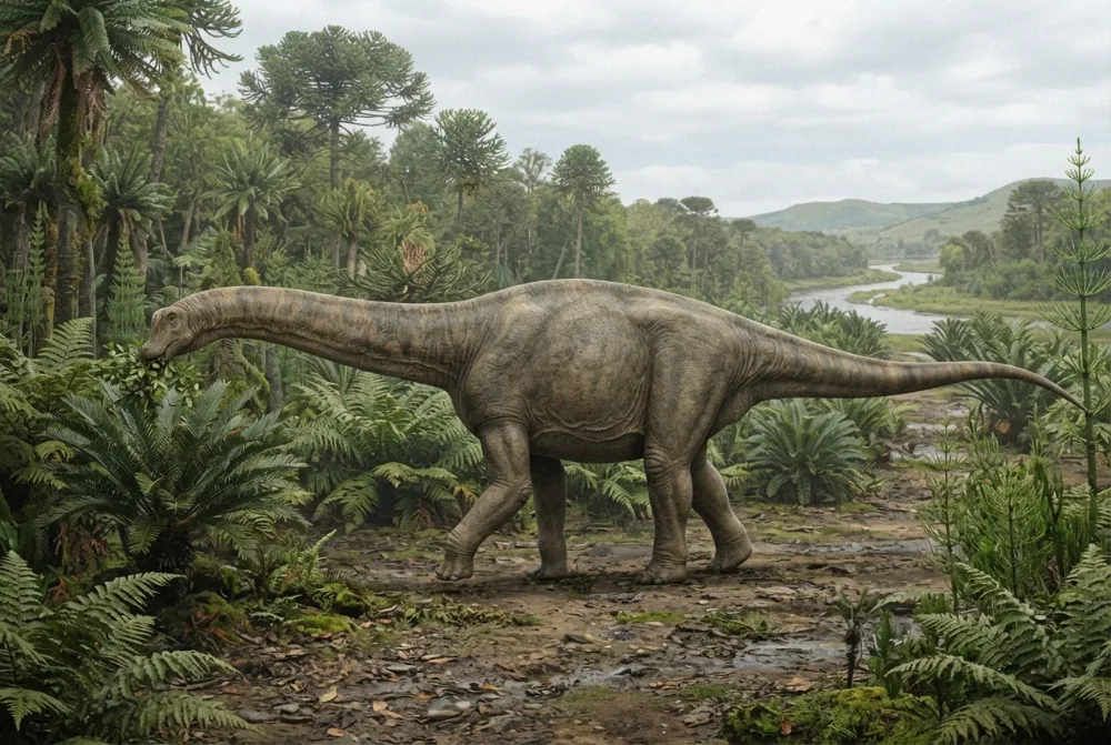 Ferganasaurus, tehisaru joonistatud