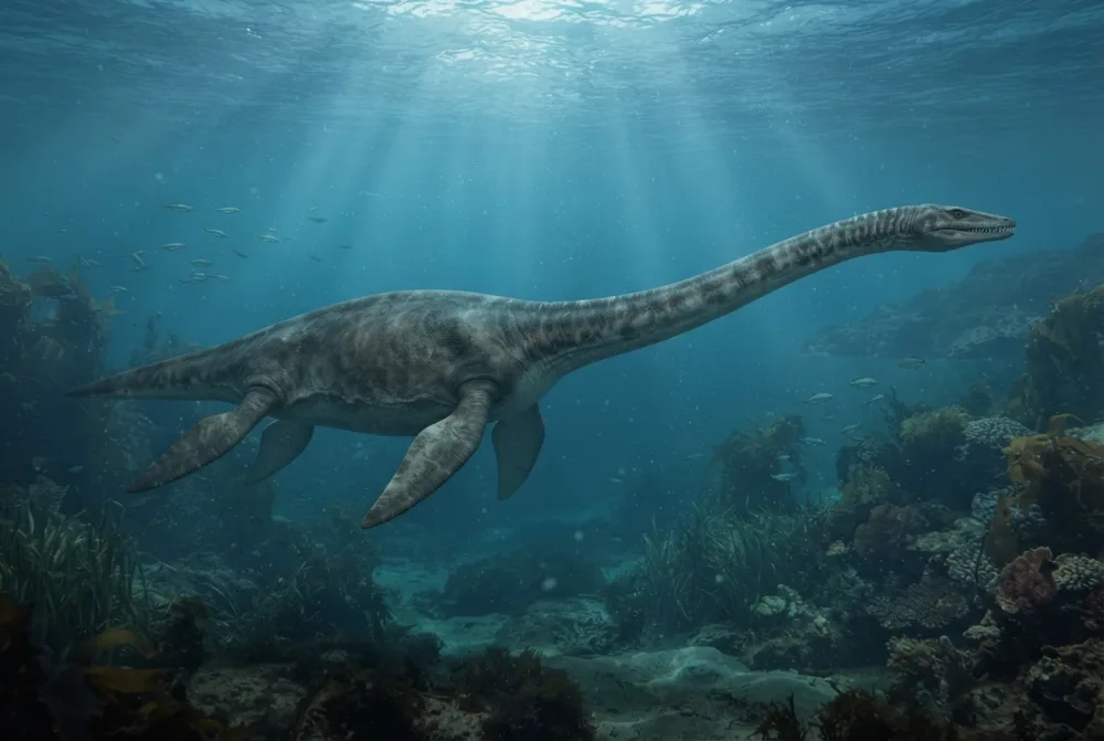 AI-made picture of Fresnosaurus