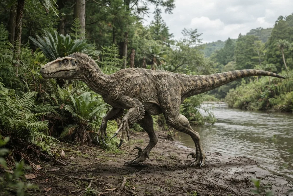 KI-Bild von Fukuiraptor