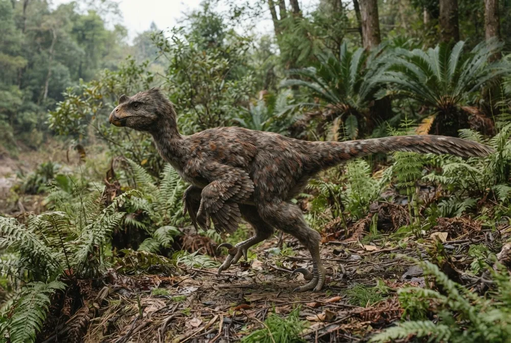AI-made picture of Ganzhousaurus