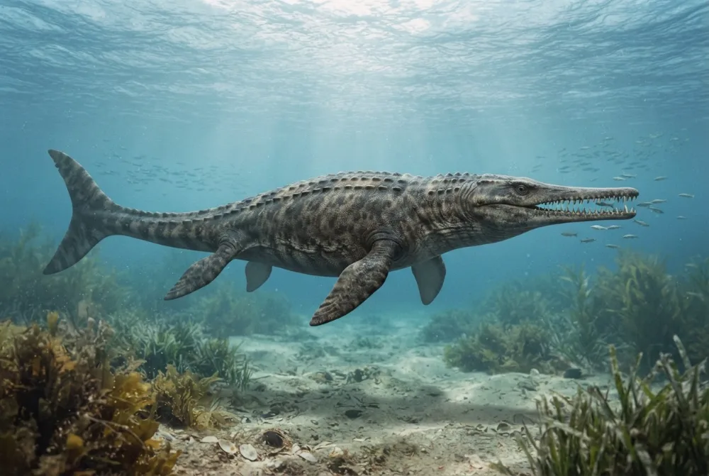 AI-made picture of Gavialimimus