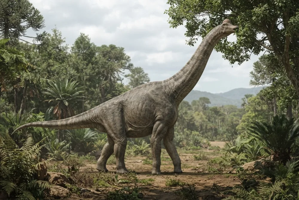 AI-made picture of Giraffatitan