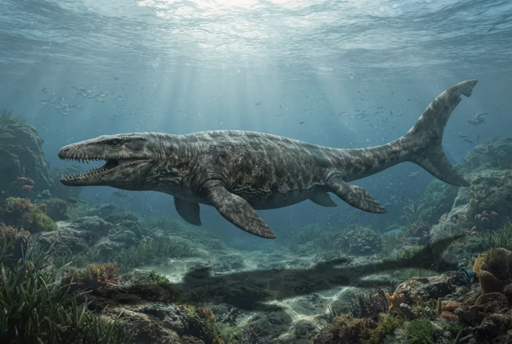 Gnathomortis, tehisaru joonistatud