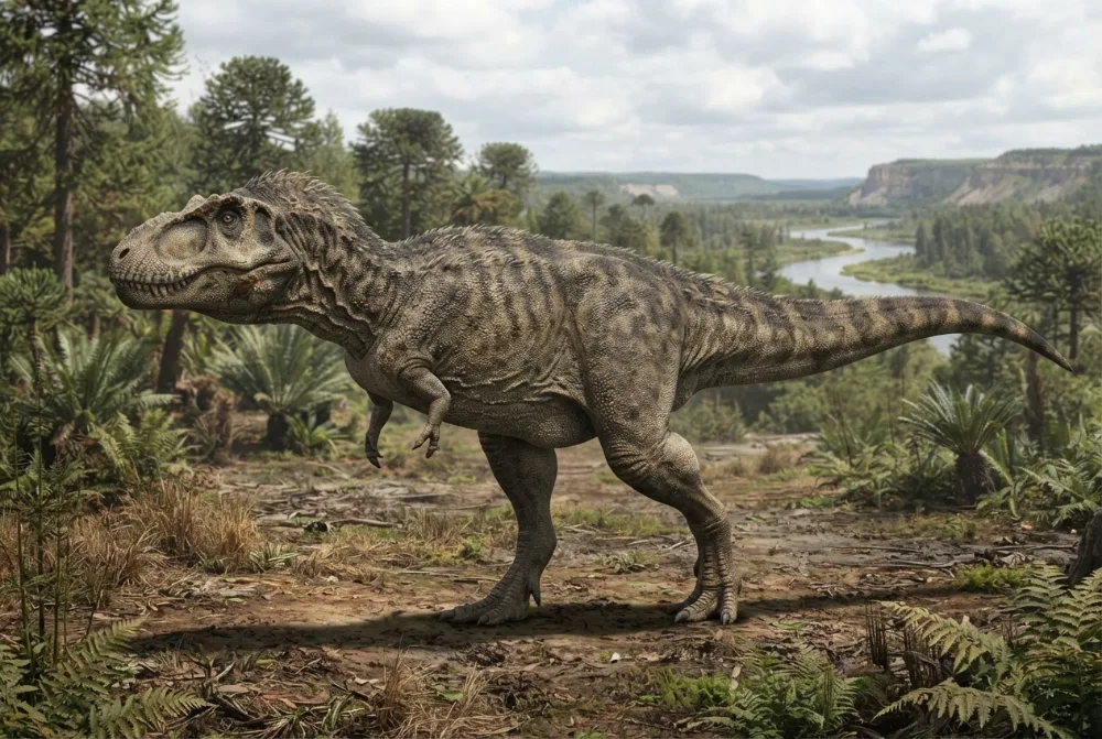 Gorgosaurus, tehisaru joonistatud