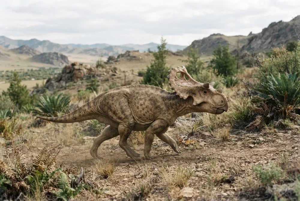 AI-made picture of Graciliceratops
