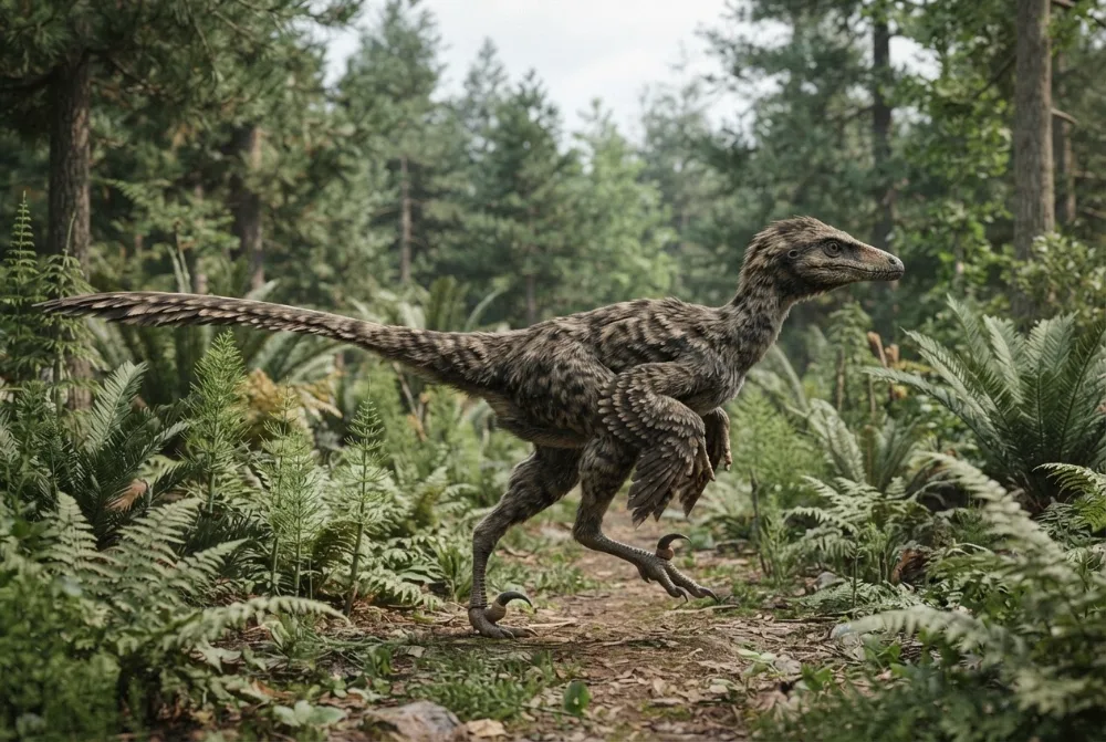AI-made picture of Graciliraptor