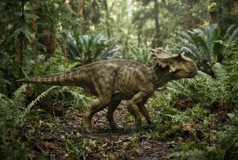 AI-made picture of Gryphoceratops