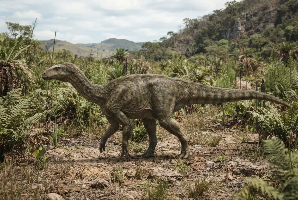 AI-made picture of Guaibasaurus